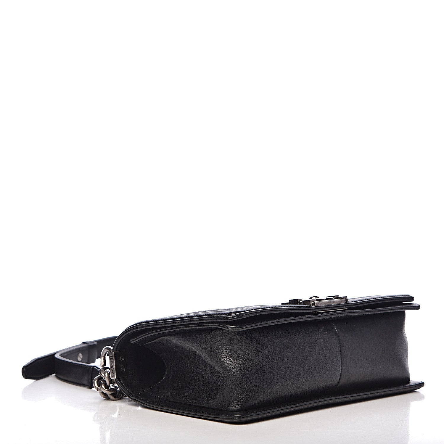 Chanel Calfskin Quilted Medium Boy Flap Black 4 of 16
