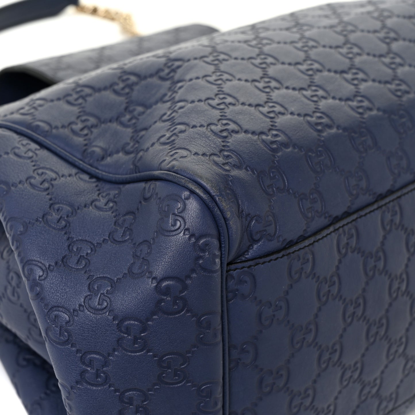 Guccissima Medium Emily Shoulder Bag Blue