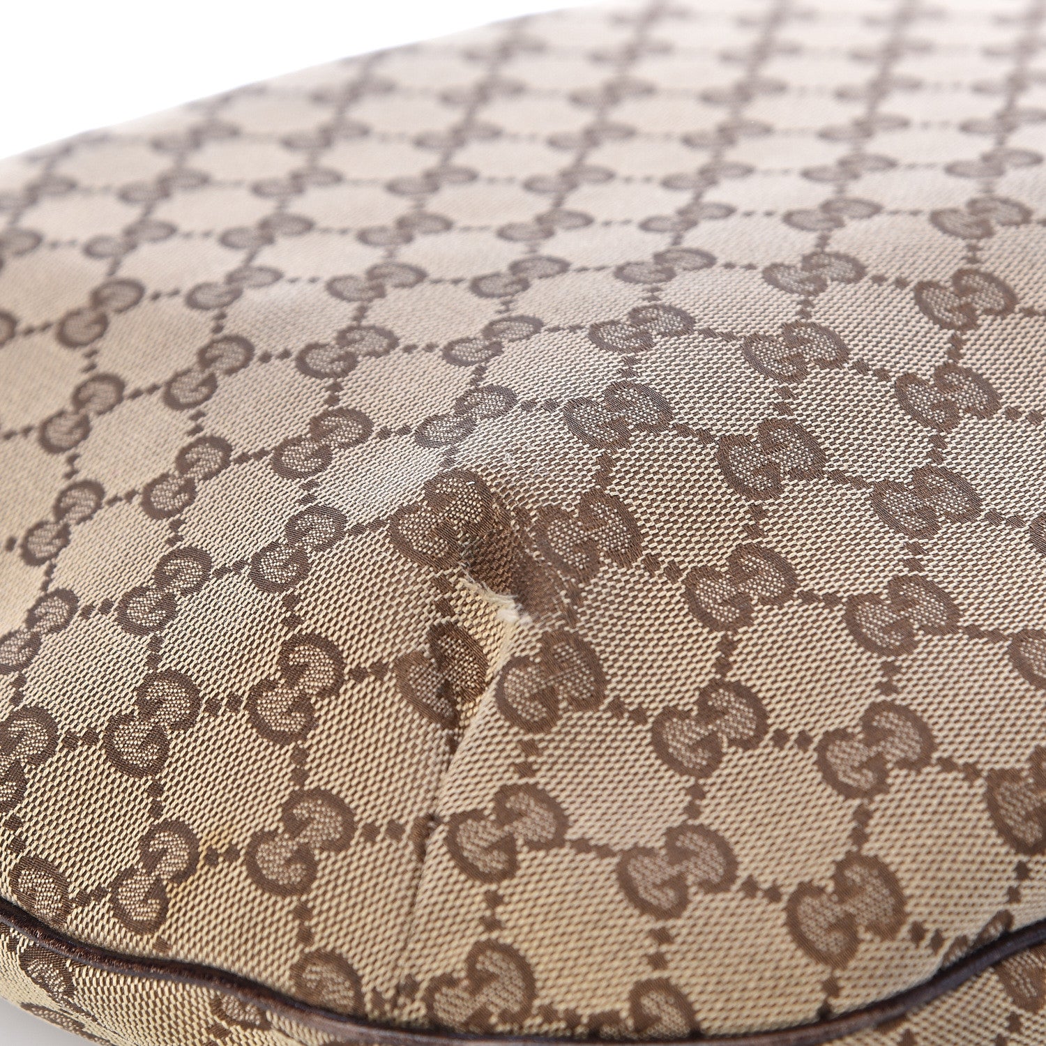 Gucci Monogram Hobo Dark Brown 11 of 12