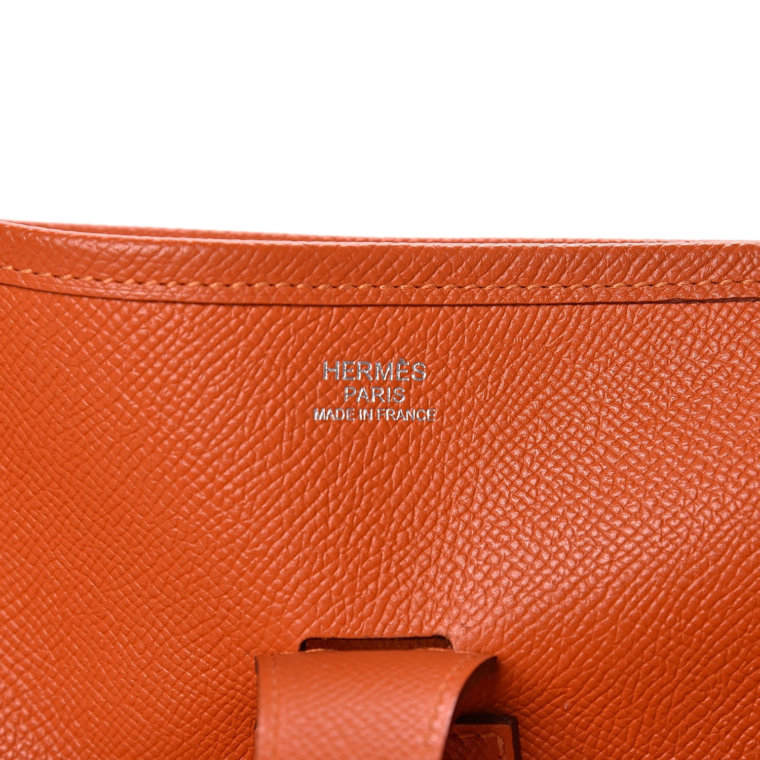 Hermes Epsom Evelyne III GM Orange 8 of 12