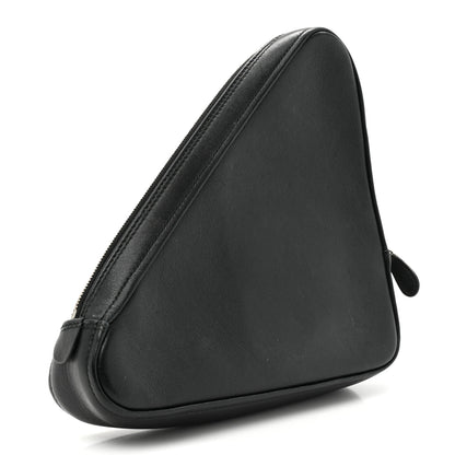 Balenciaga Calfskin M Triangle Pouch Black 3 of 15