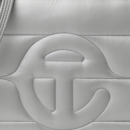 Telfar Nylon Medium Puff Shopping Bag Grey 7 of 9