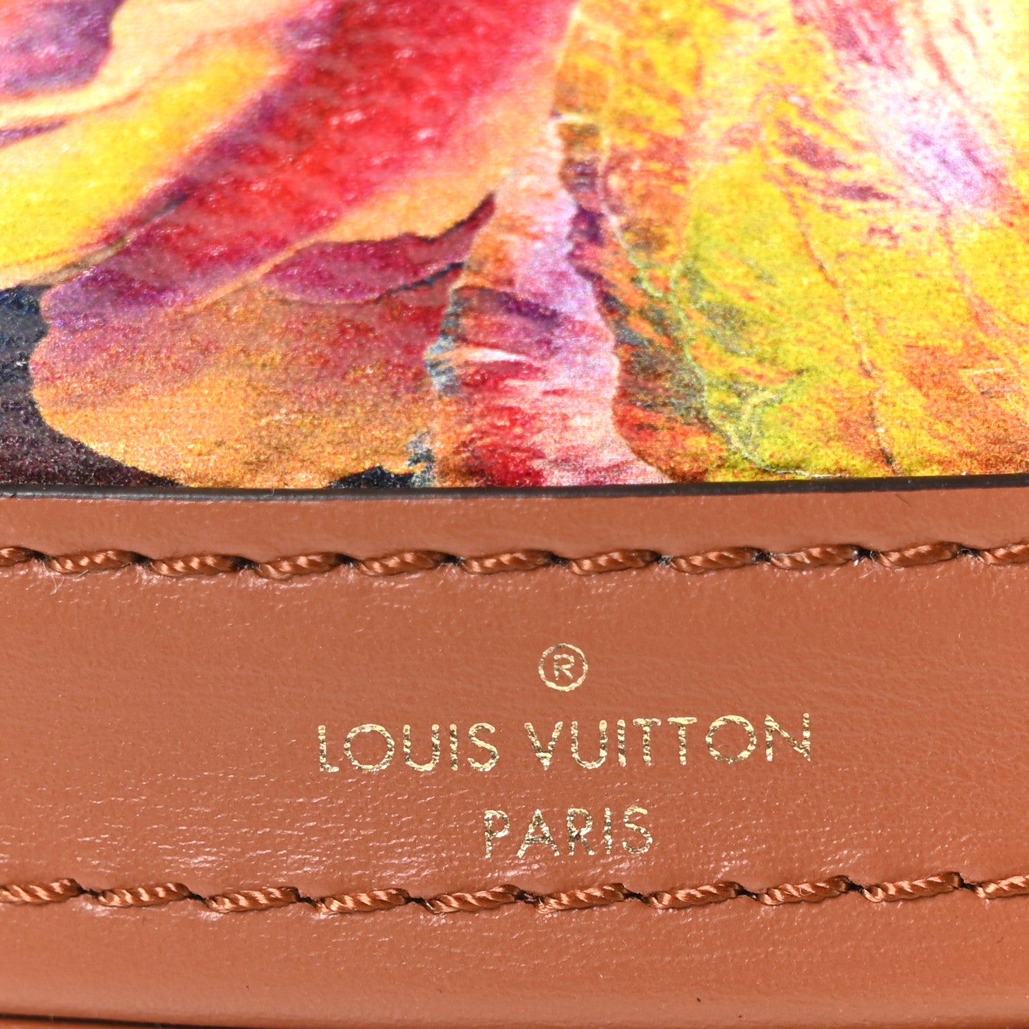 Louis Vuitton Metallic Monogram LV Garden Nano Bucket Bag Gold Gold 7 of 11