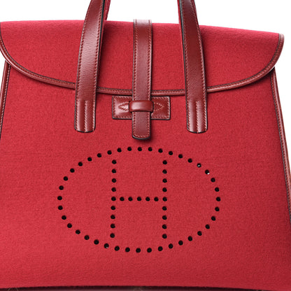 Hermes Felt Barenia Feu2Dou Rouge Vif Rouge H 12 of 12