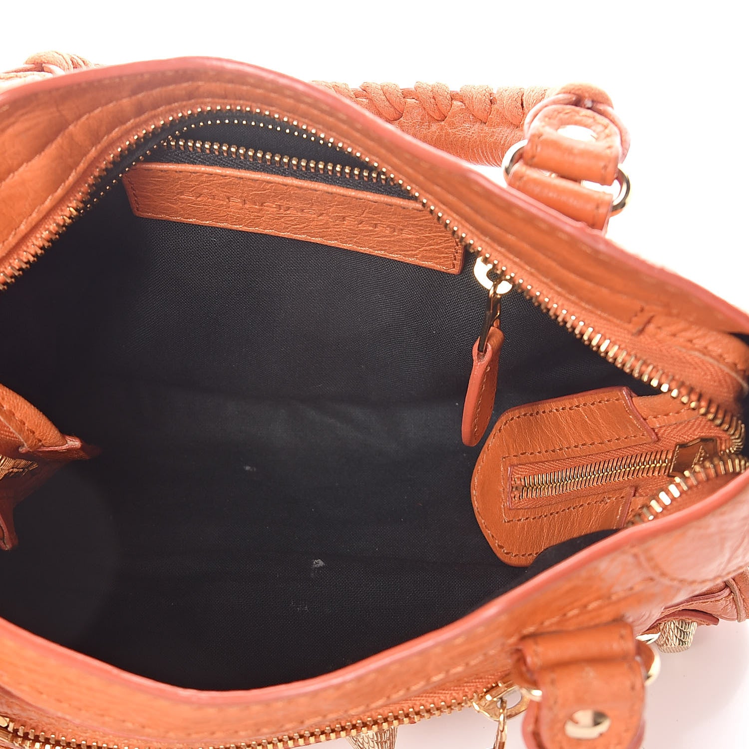 Balenciaga Agneau Giant 12 Gold Hardware Mini City Tangerine 5 of 8