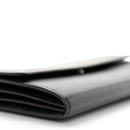 Louis Vuitton Epi Porte Tresor International Wallet Black 7 of 10