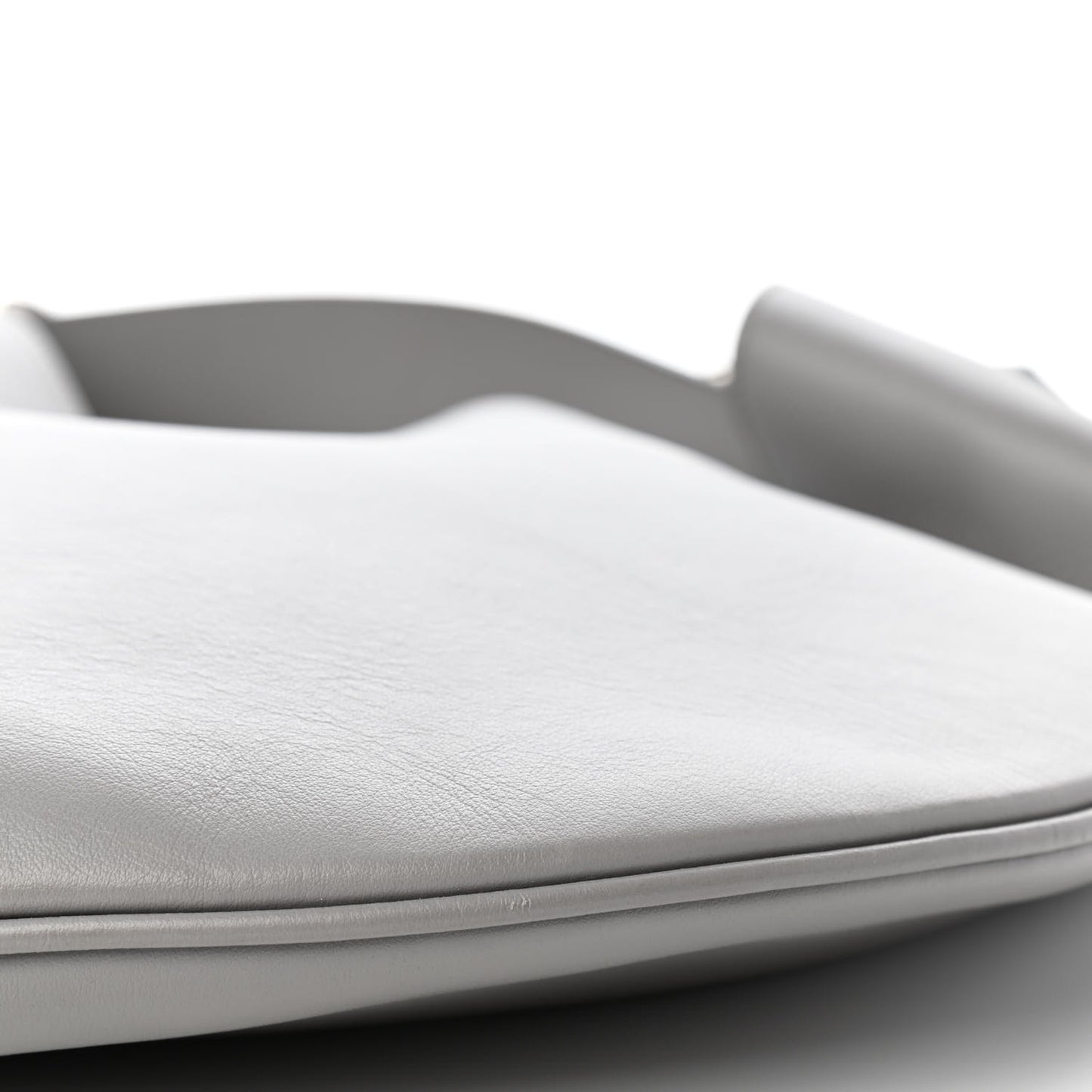 Calfskin Medium Infinity Hobo Bag Pearl Grey