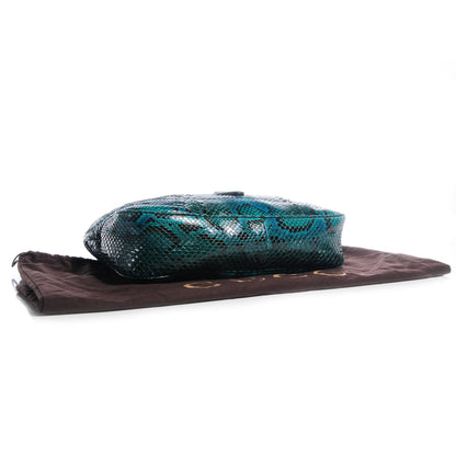 Gucci Python Medium Jackie Shoulder Hobo Malachite Green 4 of 8