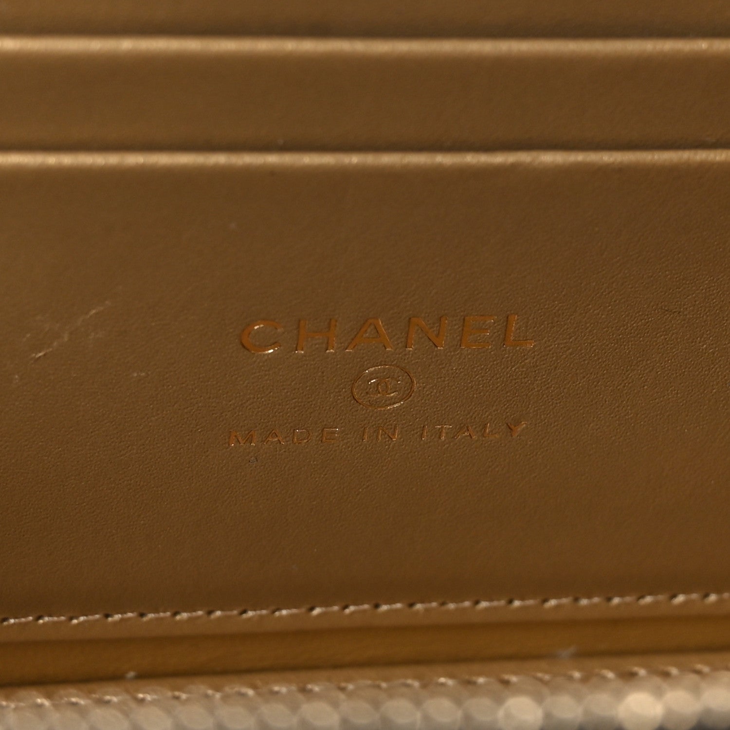 Chanel Lambskin Quilted Pearl Crush Small Vanity Case With Chain Black 7 of 10