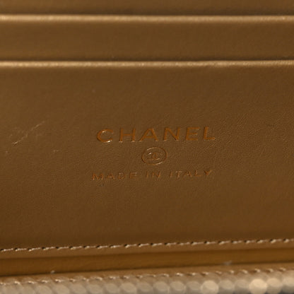 Chanel Lambskin Quilted Pearl Crush Small Vanity Case With Chain Black 7 of 10