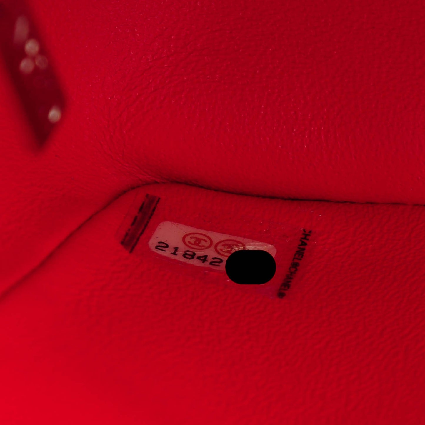 Patent Calfskin Quilted Mini Rectangular Flap Coral
