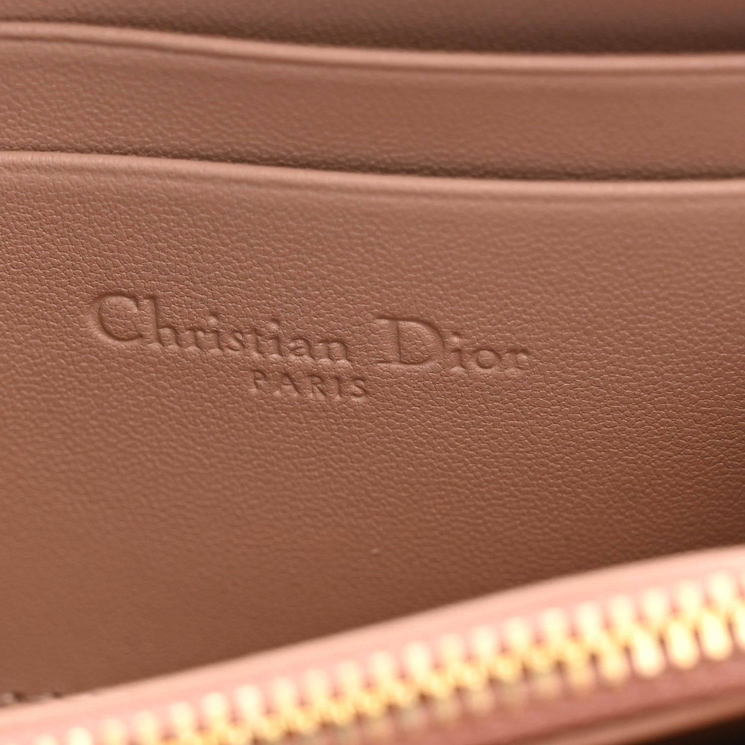 Christian Dior Lambskin Cannage Small Lady Dior Voyageur Coin Purse Rose Des Vents 6 of 7