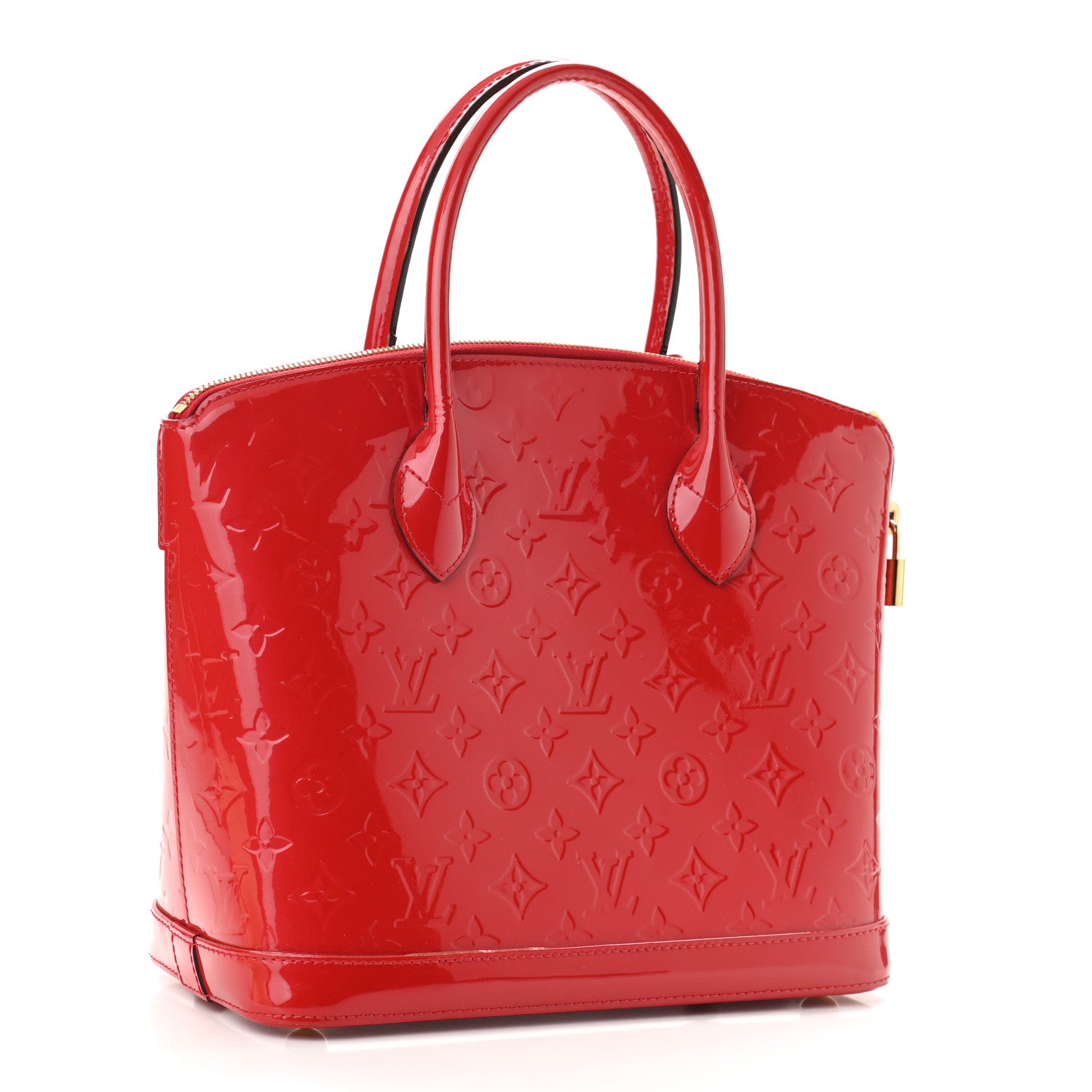 Louis Vuitton Vernis Lockit PM Cherry 3 of 10