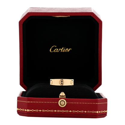 Cartier 18K Yellow Gold 5.5mm LOVE Ring 56 7.75 5 of 5