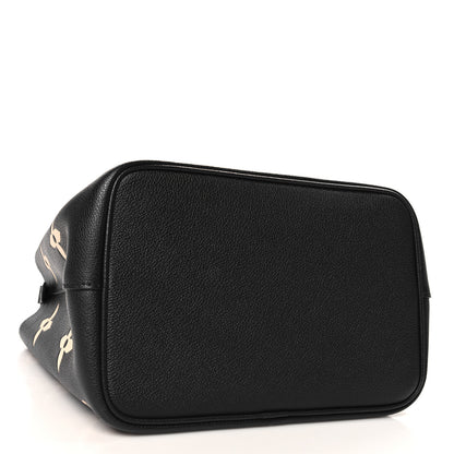Louis Vuitton Empreinte Monogram Giant Neonoe MM Black Beige 5 of 10