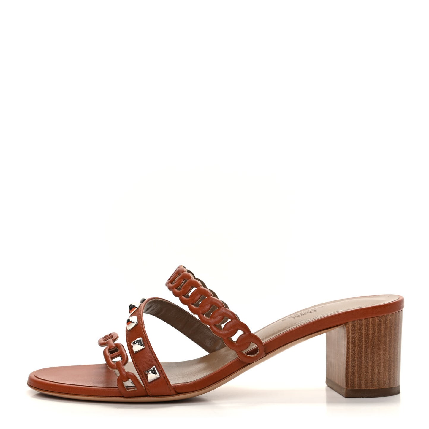 Nappa Ajaccio Sandals 38 Cognac