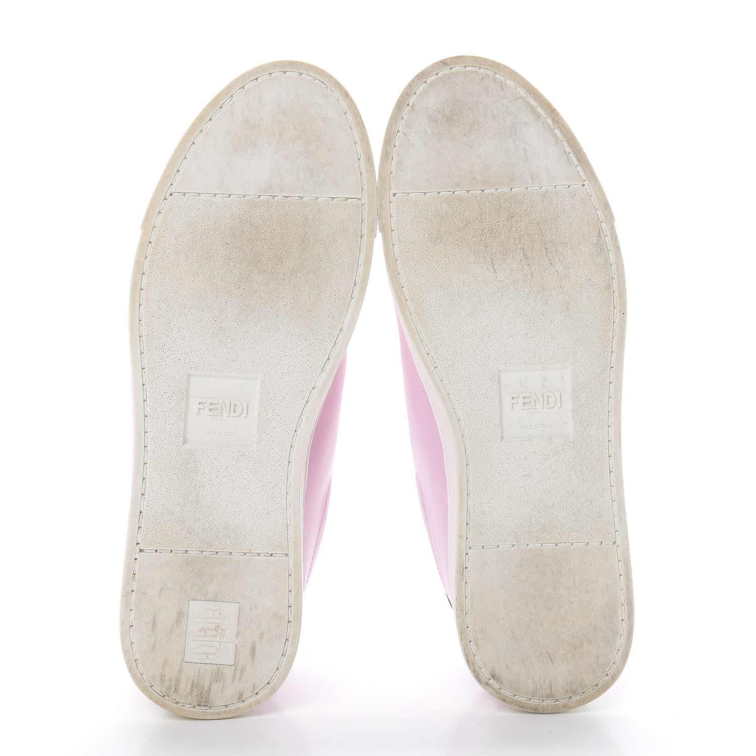 Fendi Vitello Lurex Rockoclick Slip On Sneakers 37 Lavanda 6 of 11
