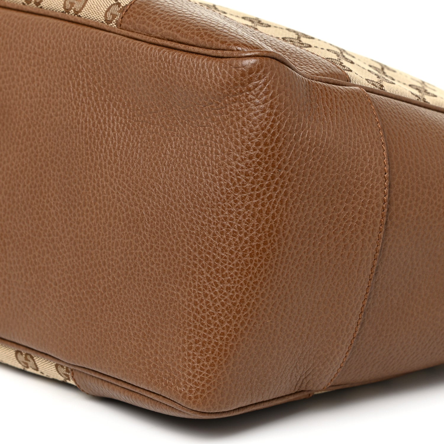 Gucci Monogram Medium Bree Zippered Tote Beige Tabacco 6 of 13
