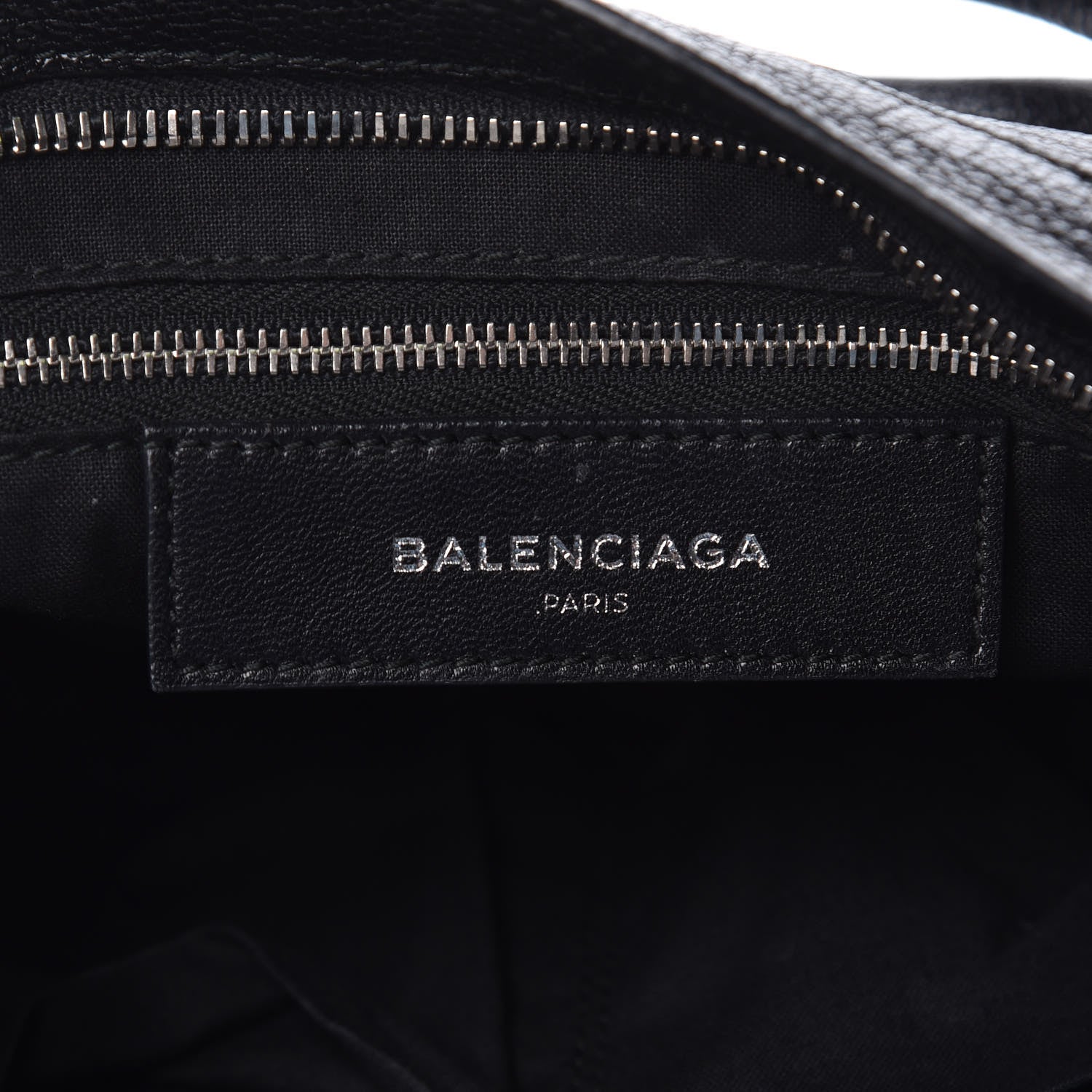 Balenciaga Chevre Silver Metallic Edge Hardware S City Black 6 of 9