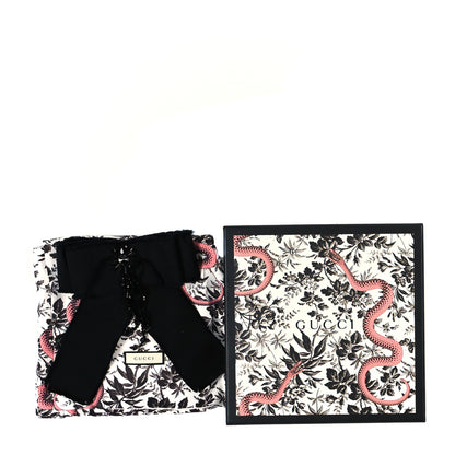 Gucci Grosgrain Crystal Bow Brooch Black 5 of 5