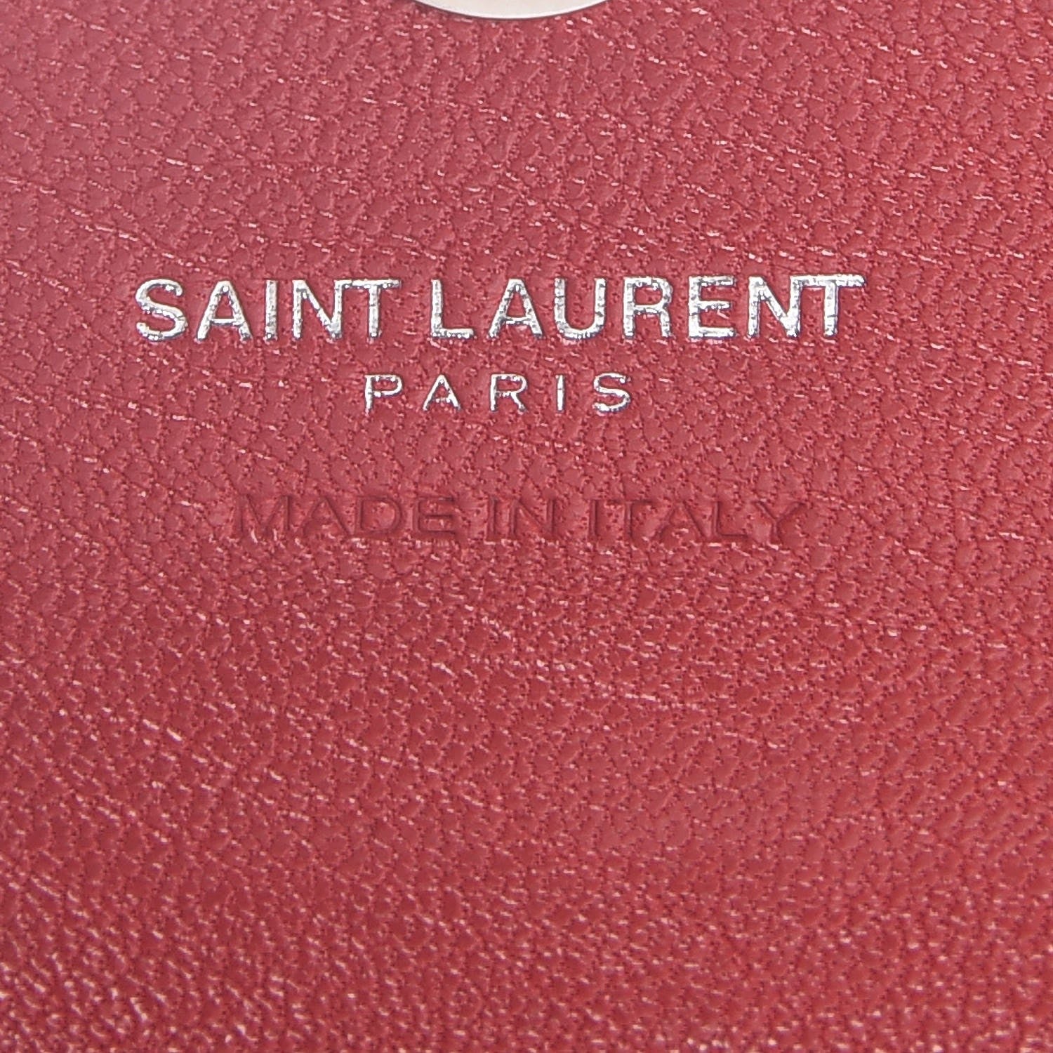 Saint Laurent Sheepskin Matelasse Monogram Mini College Bag New Red 5 of 7