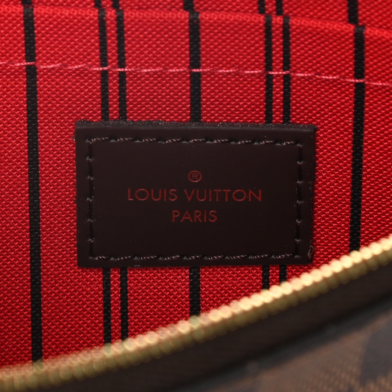 Louis Vuitton Damier Ebene Neverfull MM GM Pochette 7 of 12
