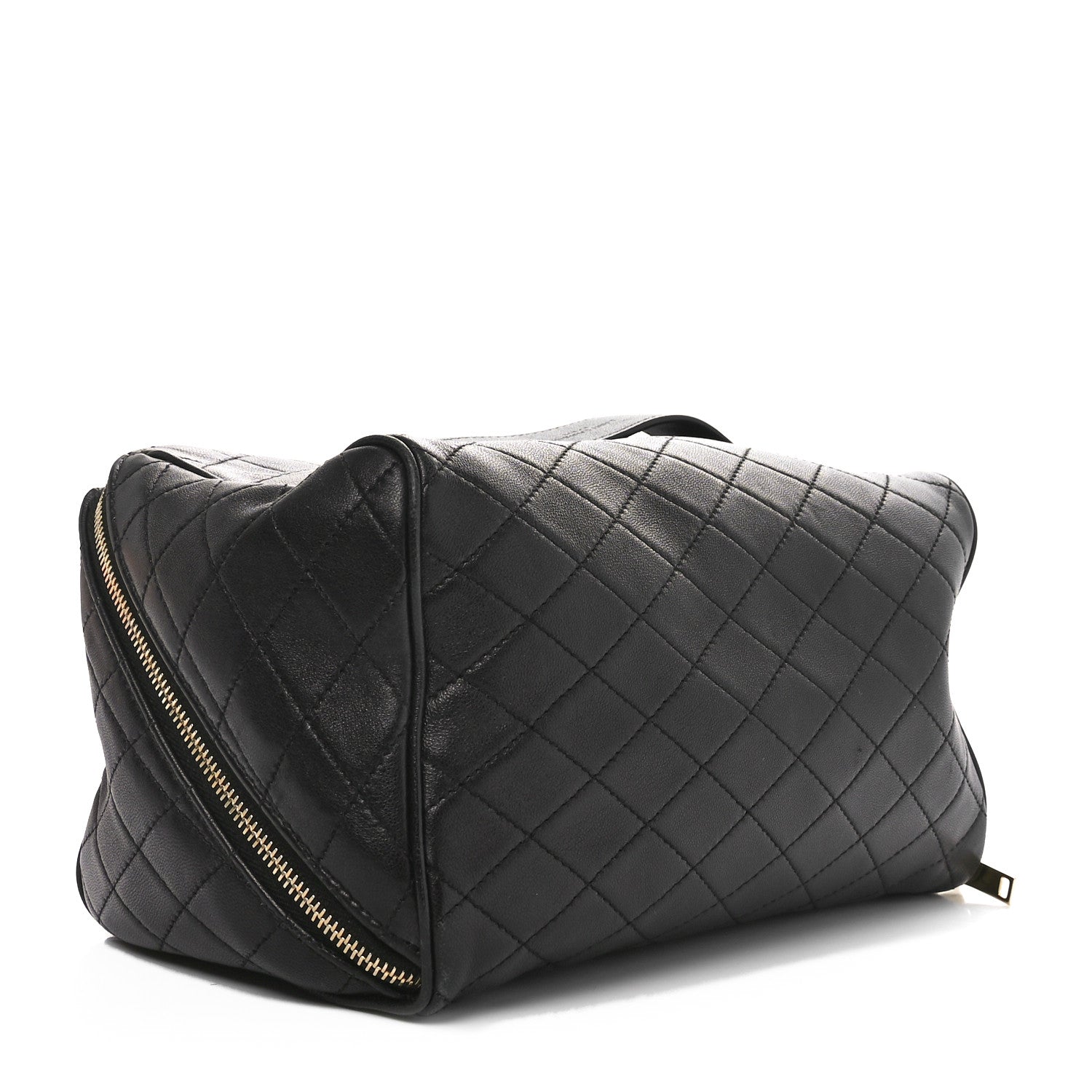 Saint Laurent Lambskin Quilted Gaby Vanity Case Black 3 of 10