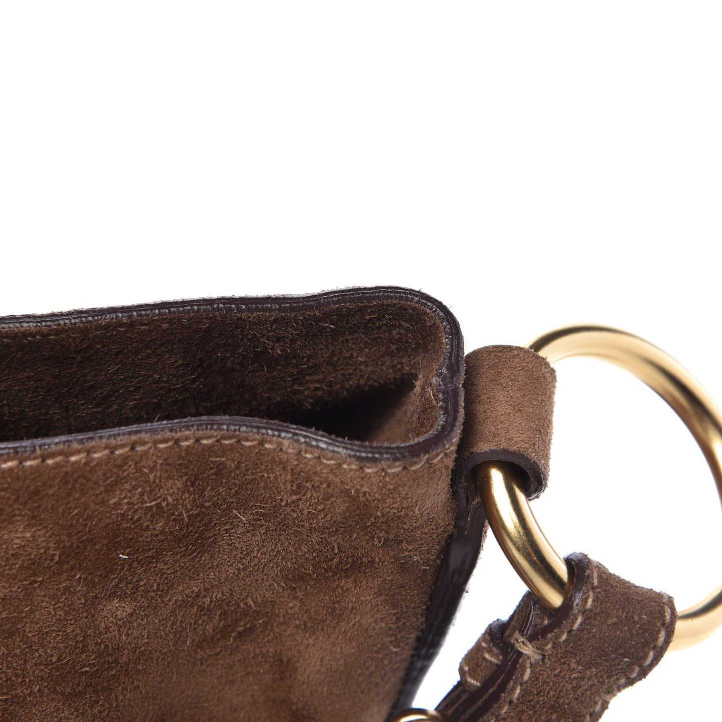 Scamosciato Suede Hobo Brown