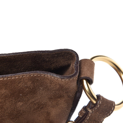 Prada Scamosciato Suede Hobo Brown 11 of 13