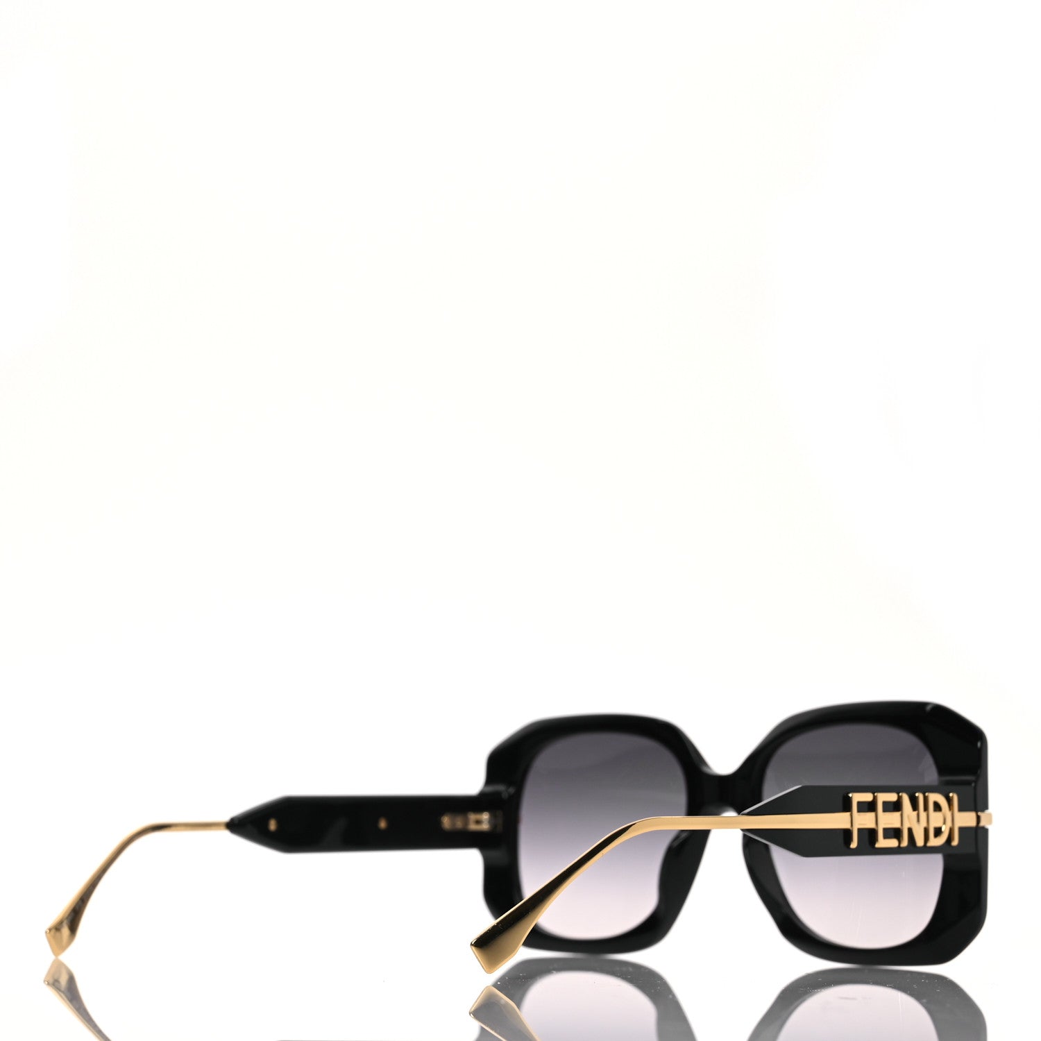 Fendi Acetate Fendigraphy Sunglasses FE40065I Black 4 of 8