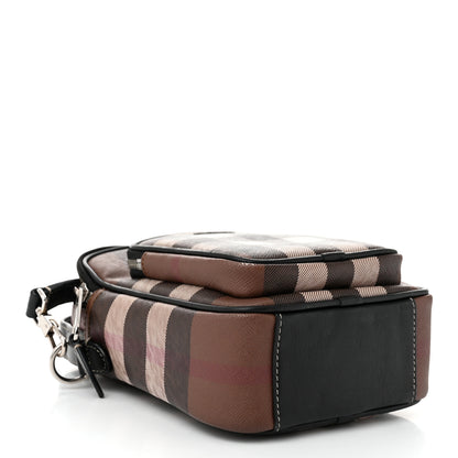 Burberry House Check Canvas Calfskin Wyatt Crossbody Dark Birch Brown 4 of 11
