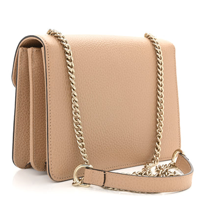 Gucci Dollar Calfskin Small Interlocking G Shoulder Bag Camelia 3 of 11