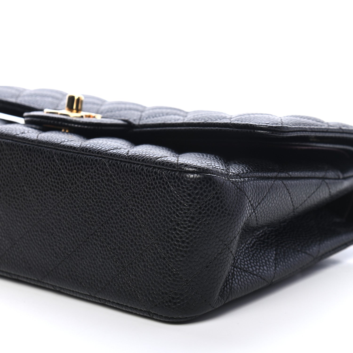 Chanel Caviar Quilted Medium Double Flap Black 8 of 8
