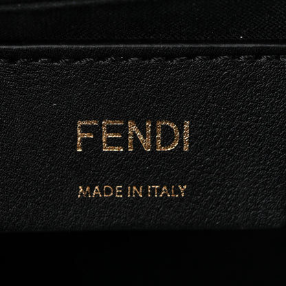 Fendi Vitello Bi-Color FF 1974 Embossed Mini Backpack Maya Black 6 of 12