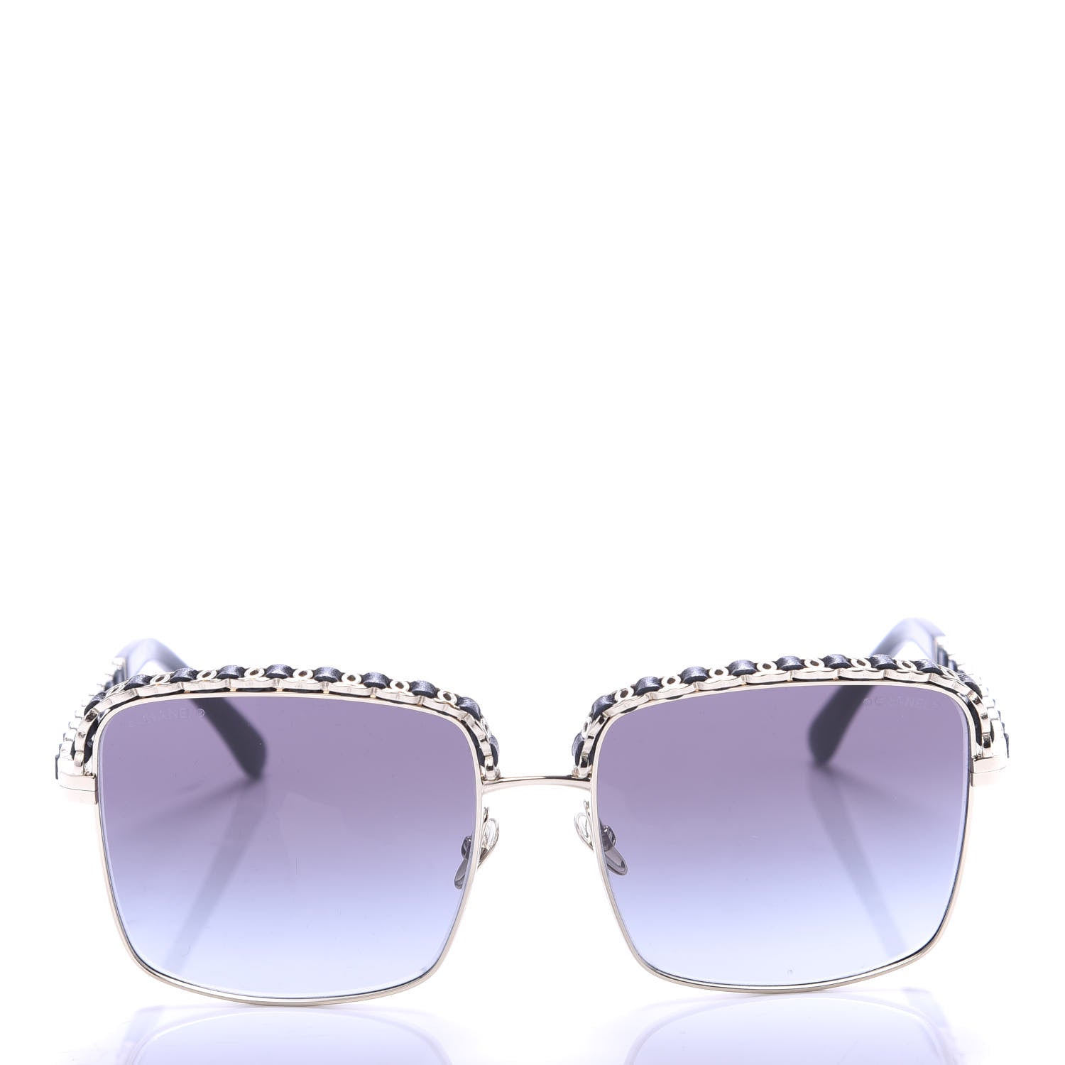 Chanel Metal Square Chain Sunglasses 71369 Grey 3 of 8