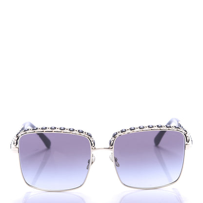 Chanel Metal Square Chain Sunglasses 71369 Grey 3 of 8