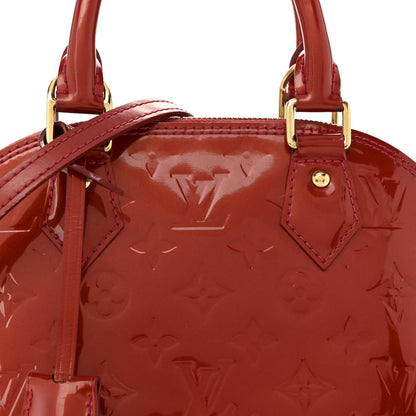 Louis Vuitton Vernis Alma BB Cherry 8 of 19