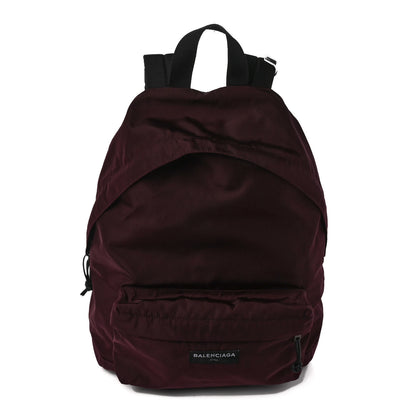 Balenciaga Nylon Canvas Explorer Backpack Bordeaux 1 of 9