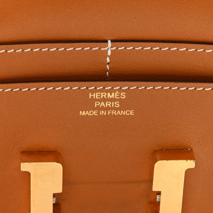 Hermes Tadelakt Constance Short Wallet Gold 5 of 10