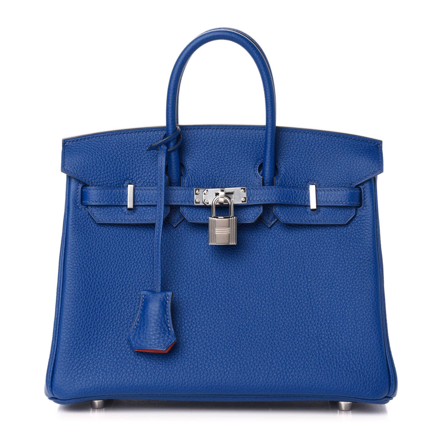 Togo Verso Birkin 25 Bleu Royal Capucine