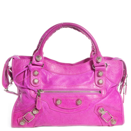 Balenciaga Agneau Giant 21 Silver Hardware City Magenta 1 of 15