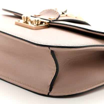 Valentino Garavani Vitello Small Glam Lock Rockstud Flap Poudre 10 of 10