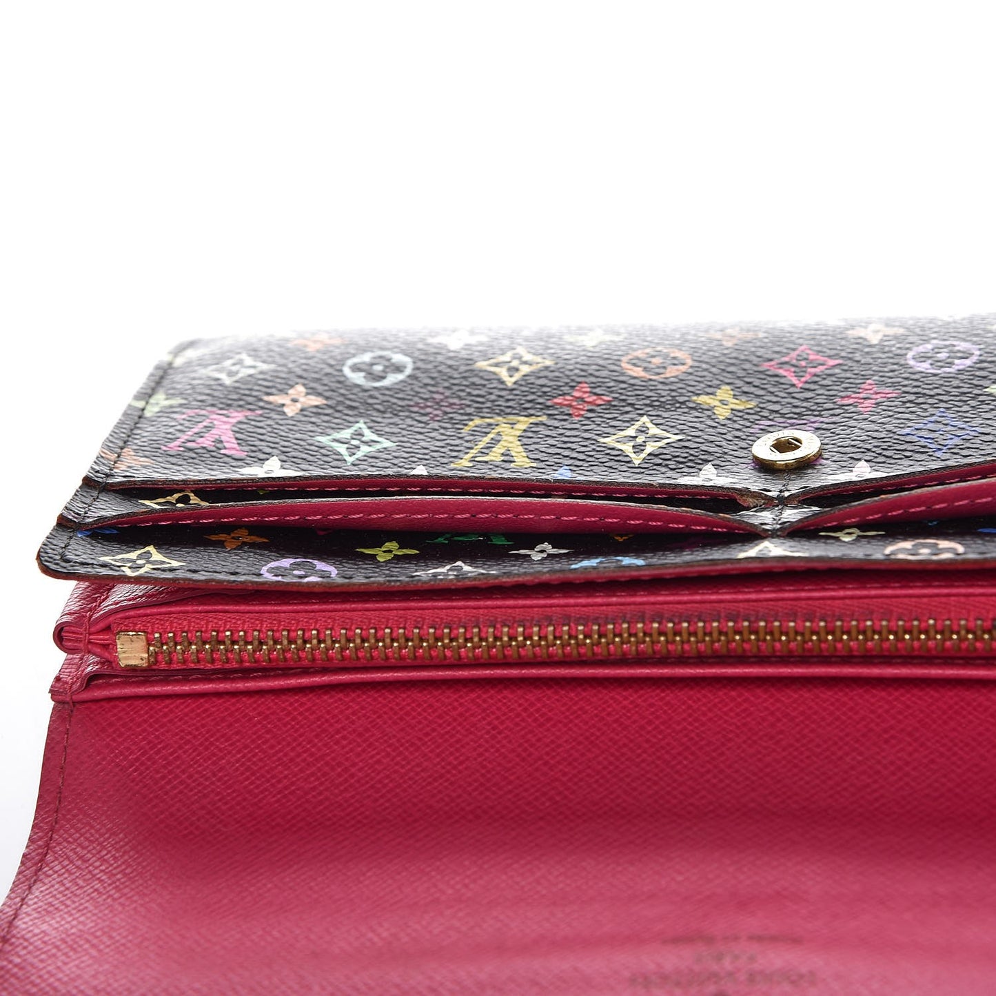 Monogram Multicolor Sarah Wallet Black Grenade