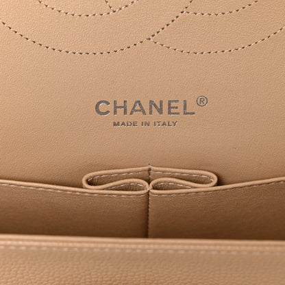 Chanel Caviar Quilted Jumbo Double Flap Beige 8 of 12
