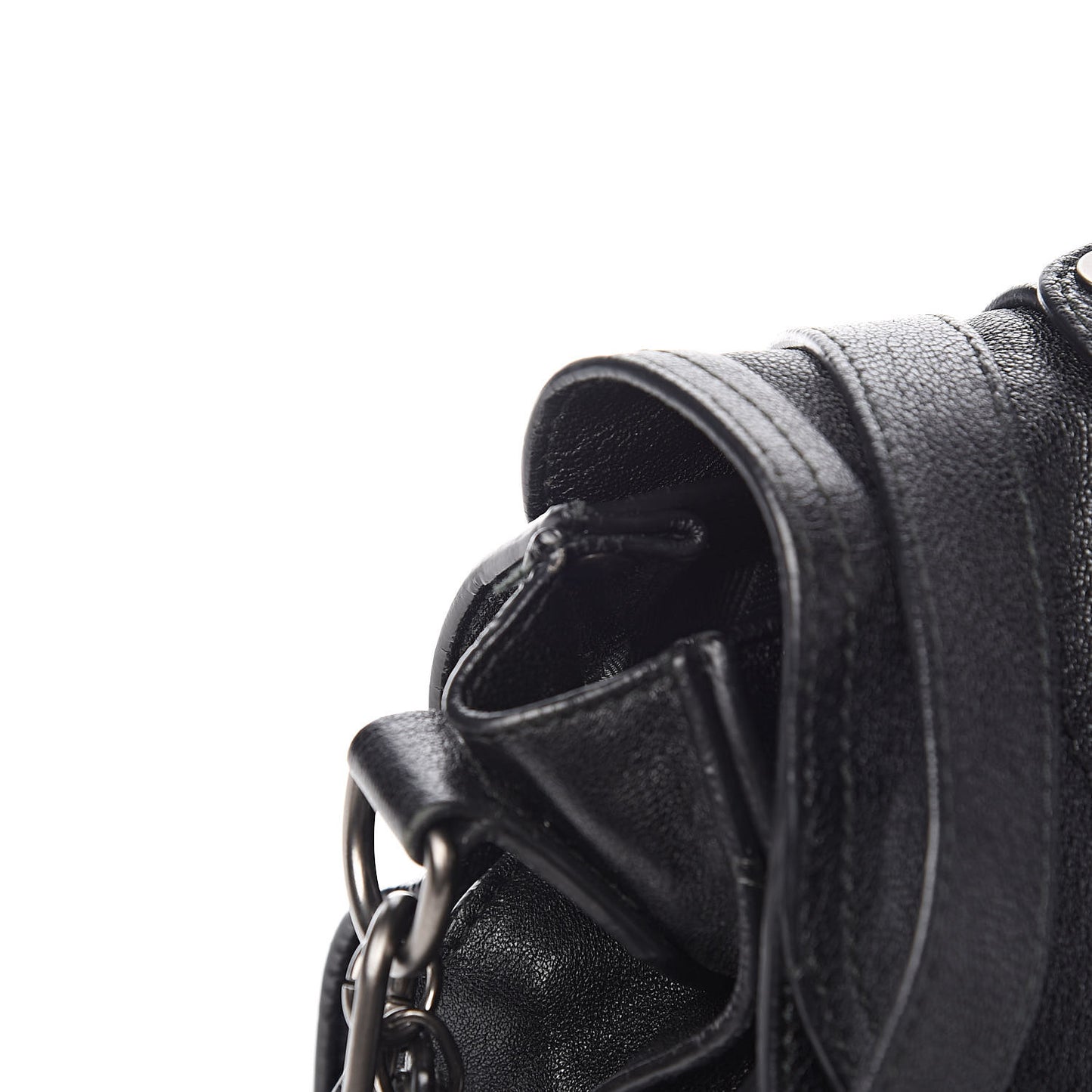 Lambskin PS1 Medium Satchel Black