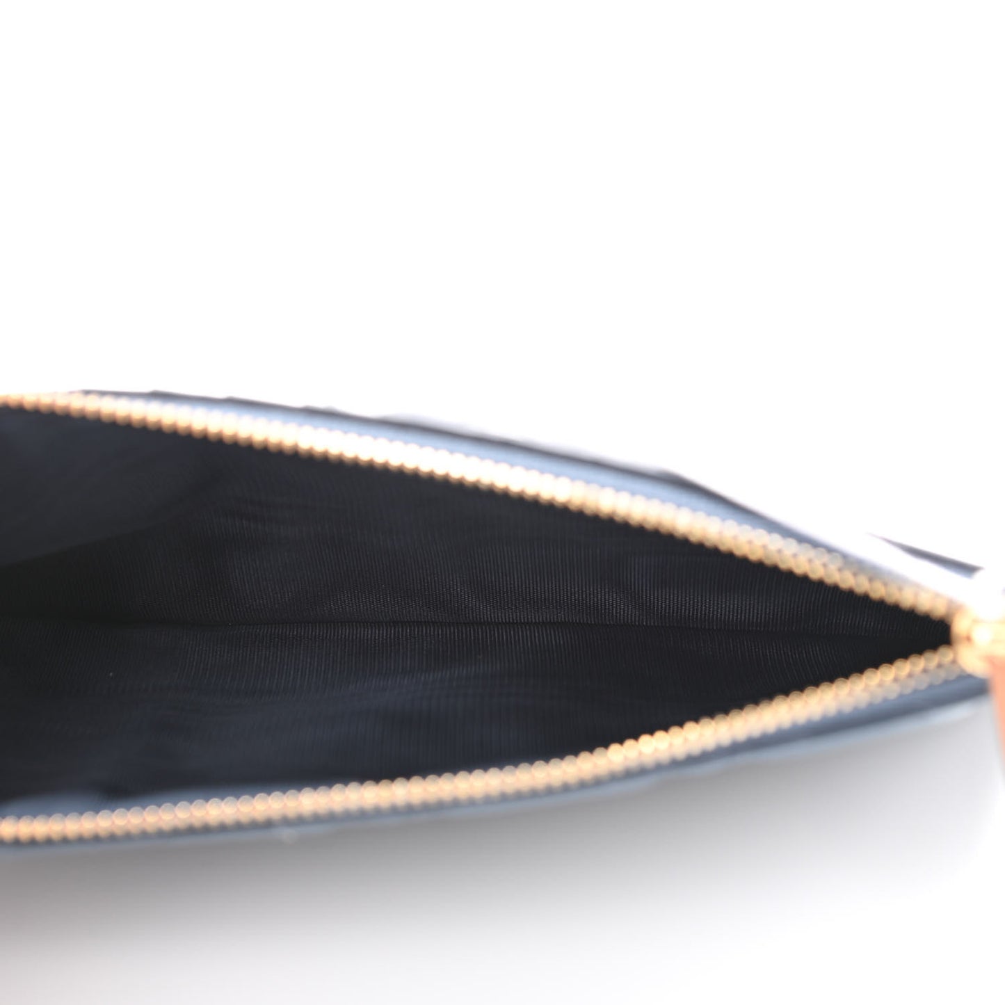 Lambskin Cannage Lady Dior Long Wallet Denim Blue
