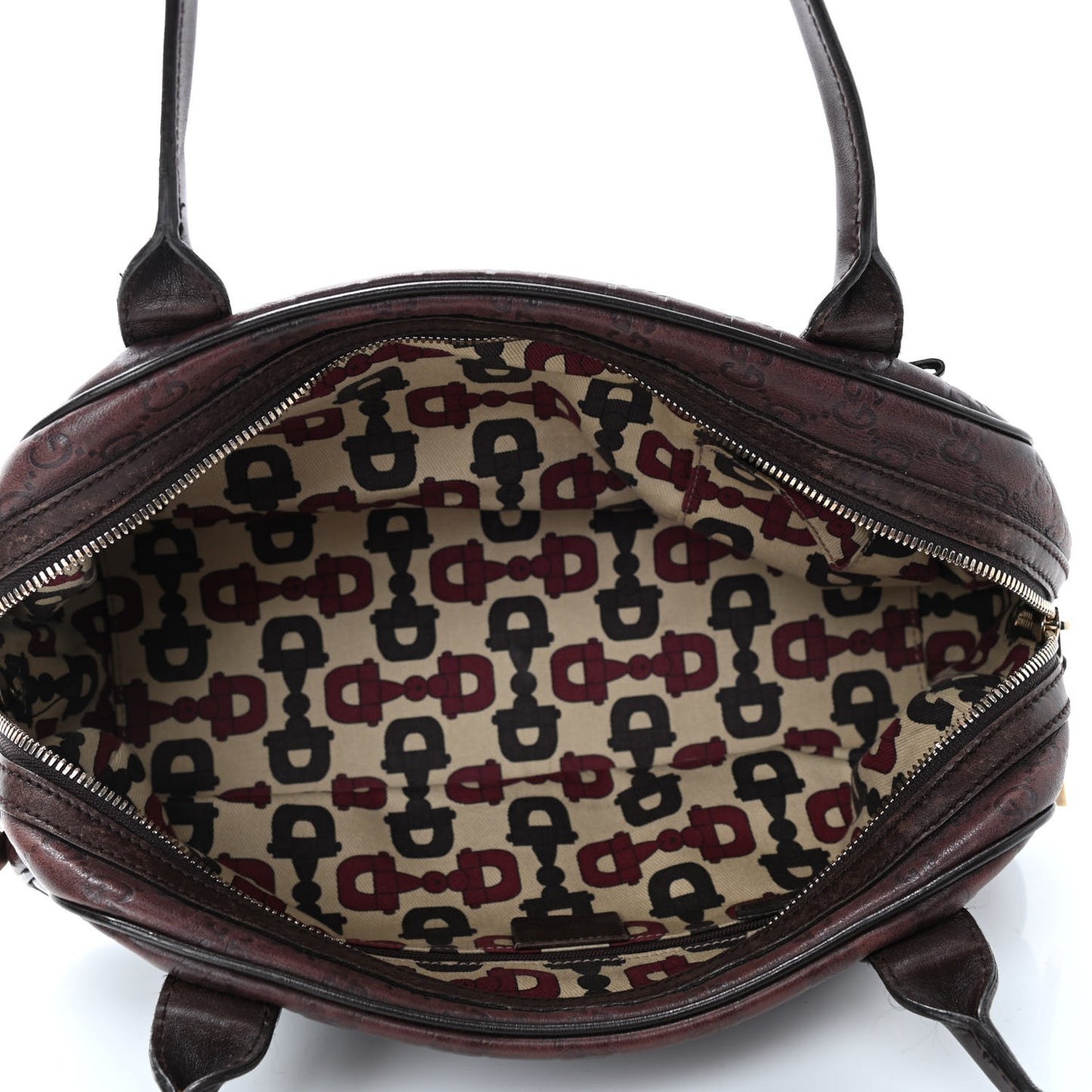 Guccissima Small Princy Satchel Brown