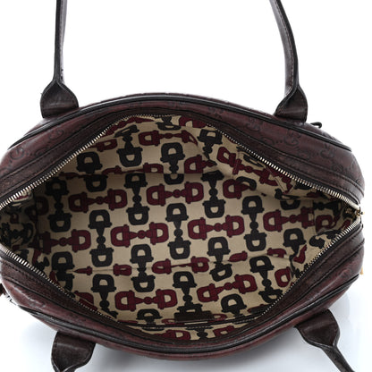 Gucci Guccissima Small Princy Satchel Brown 3 of 4