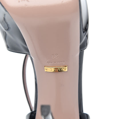 Gucci Patent Lili Platform Pumps 39 Black 6 of 9
