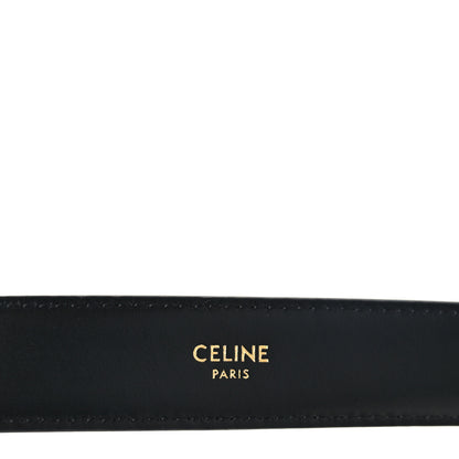 Celine Box Calfskin BC 27 25mm Belt Belt 90 36 Black 5 of 8